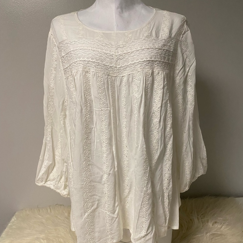 Torrid White Blouse